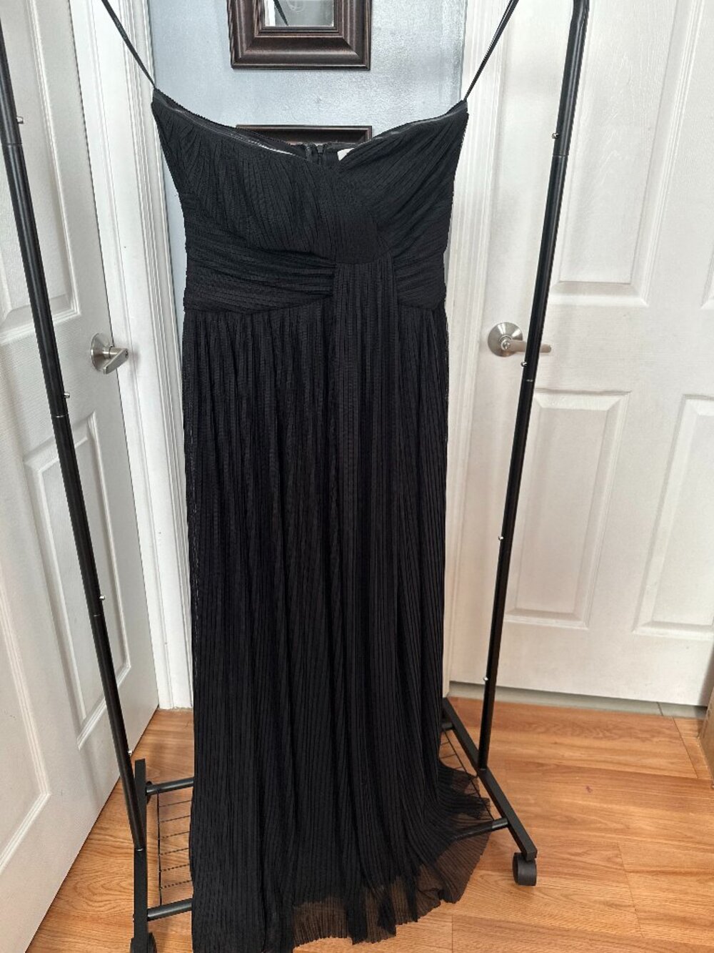 Calvin Klein Strapless Black Evening Gown